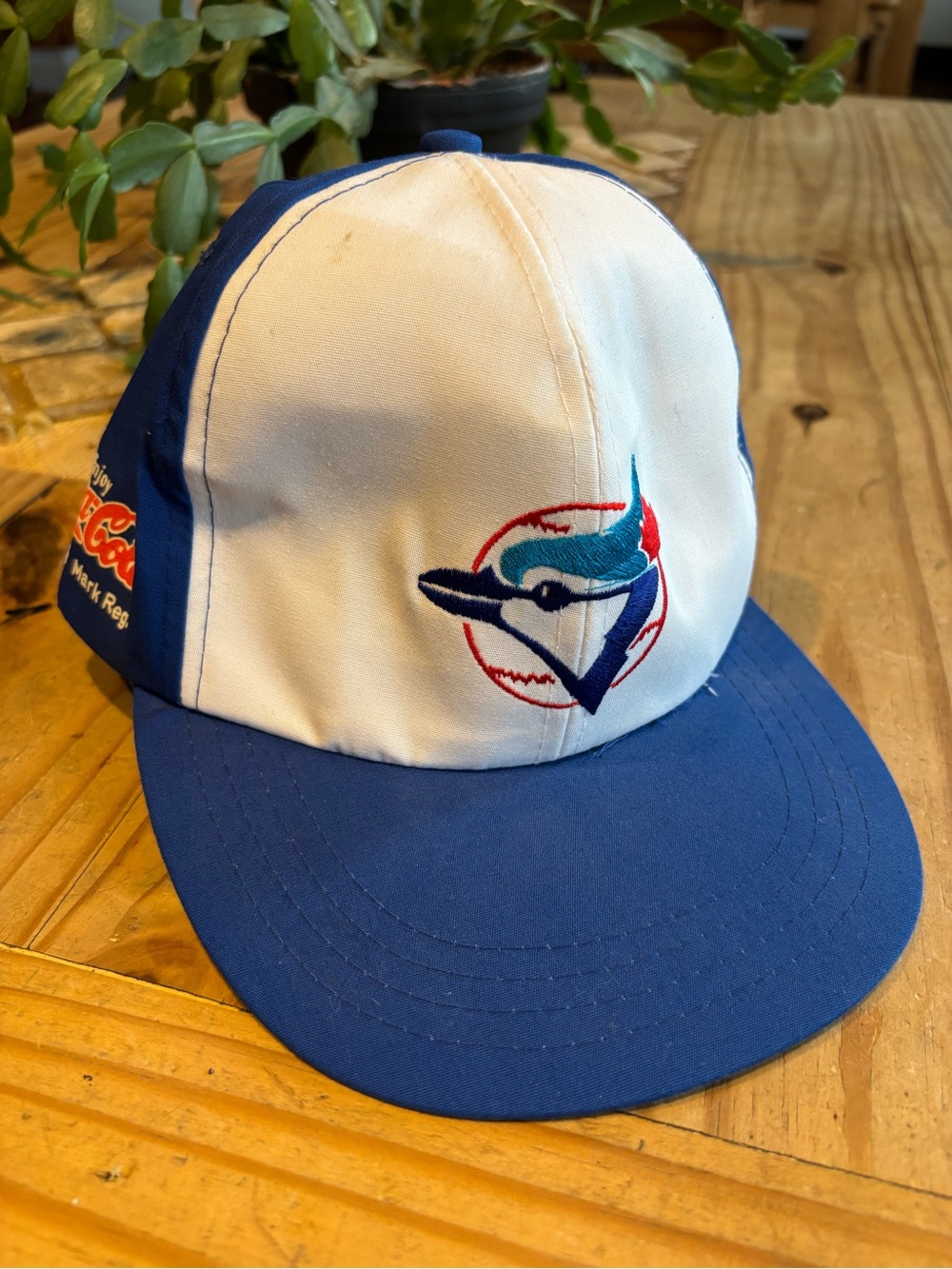 Vintage-inspired Toronto Blue Jays snapback with Coca-Cola detail